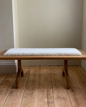Load image into Gallery viewer, Sunday Bench Oak &amp; Bouclé